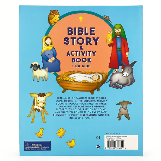 Bible Story and Activity Book for Kids