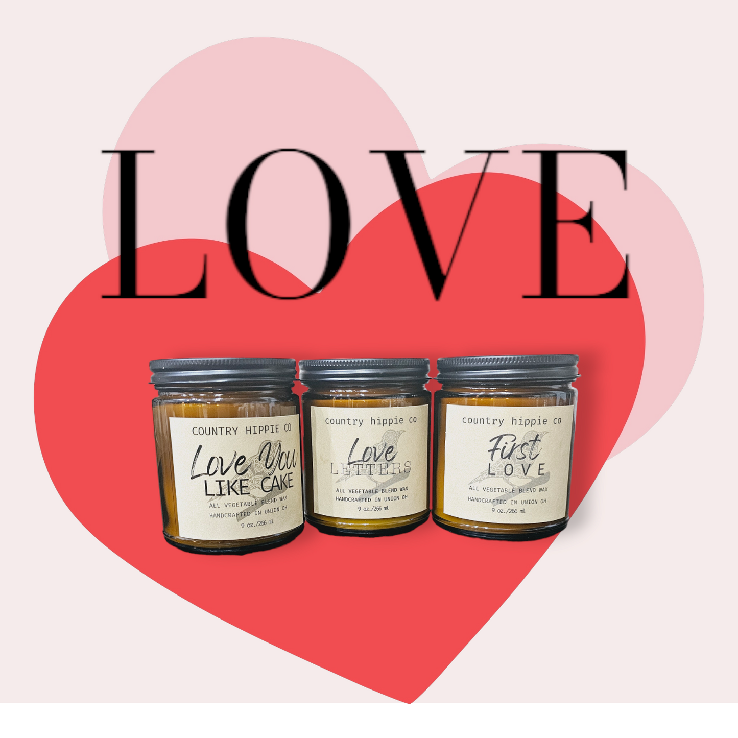 Love Letters Apothecary-Inspired Candle 9 oz