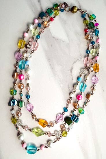 Rachel Short Necklace - Multi