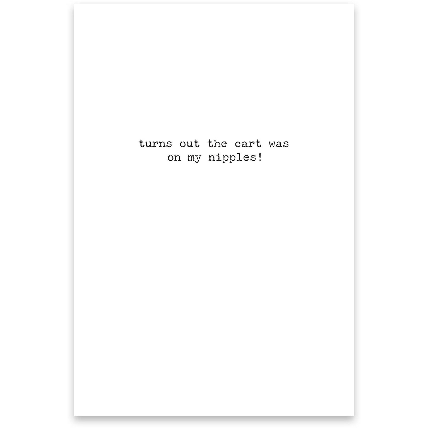 Chest Pains Greeting Card