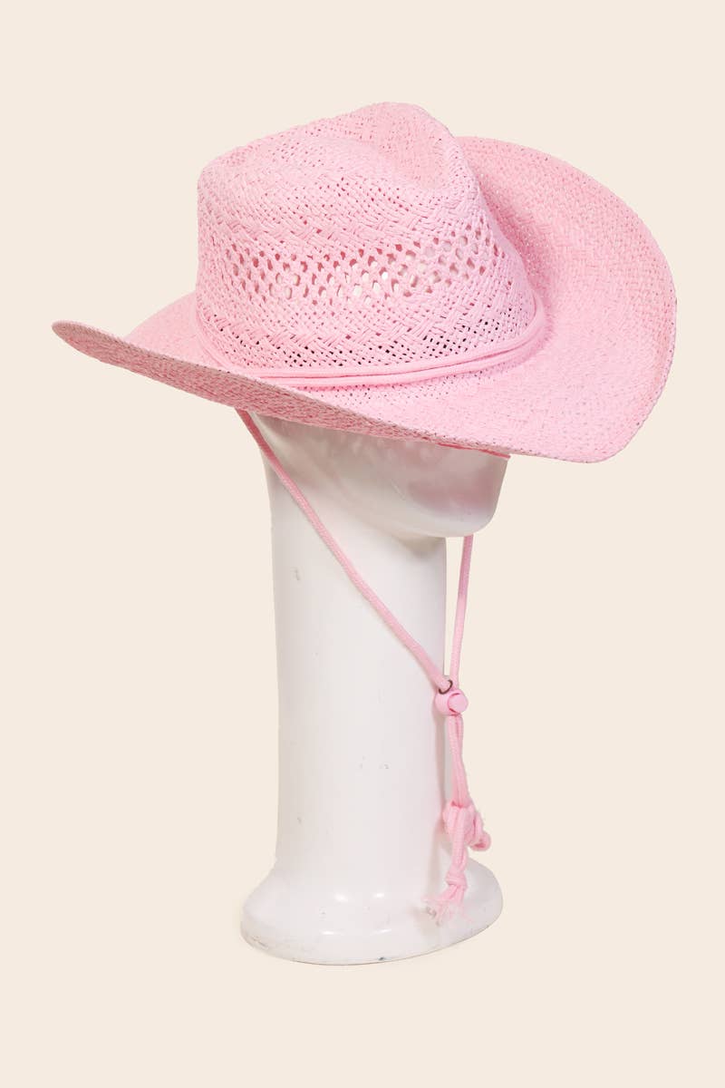 Straw Weave Fashion Western Cowboy Hat: IV