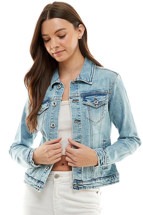 Stretch Denim Jacket