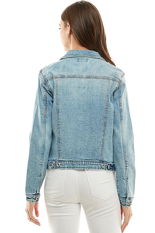 Stretch Denim Jacket