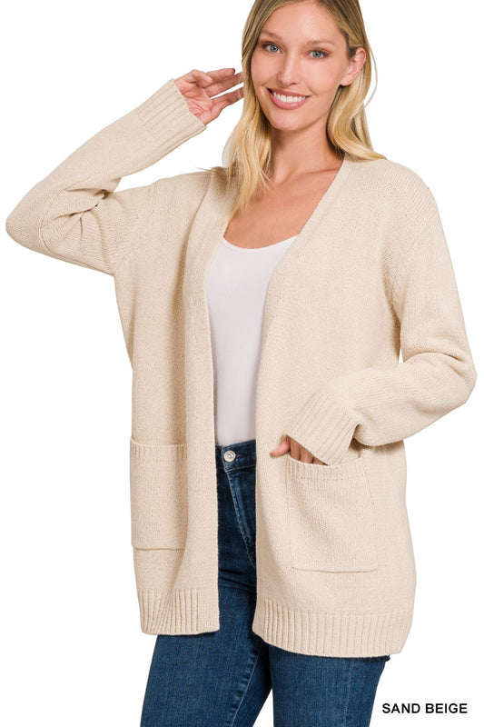 Open Front Sweater Cardigan