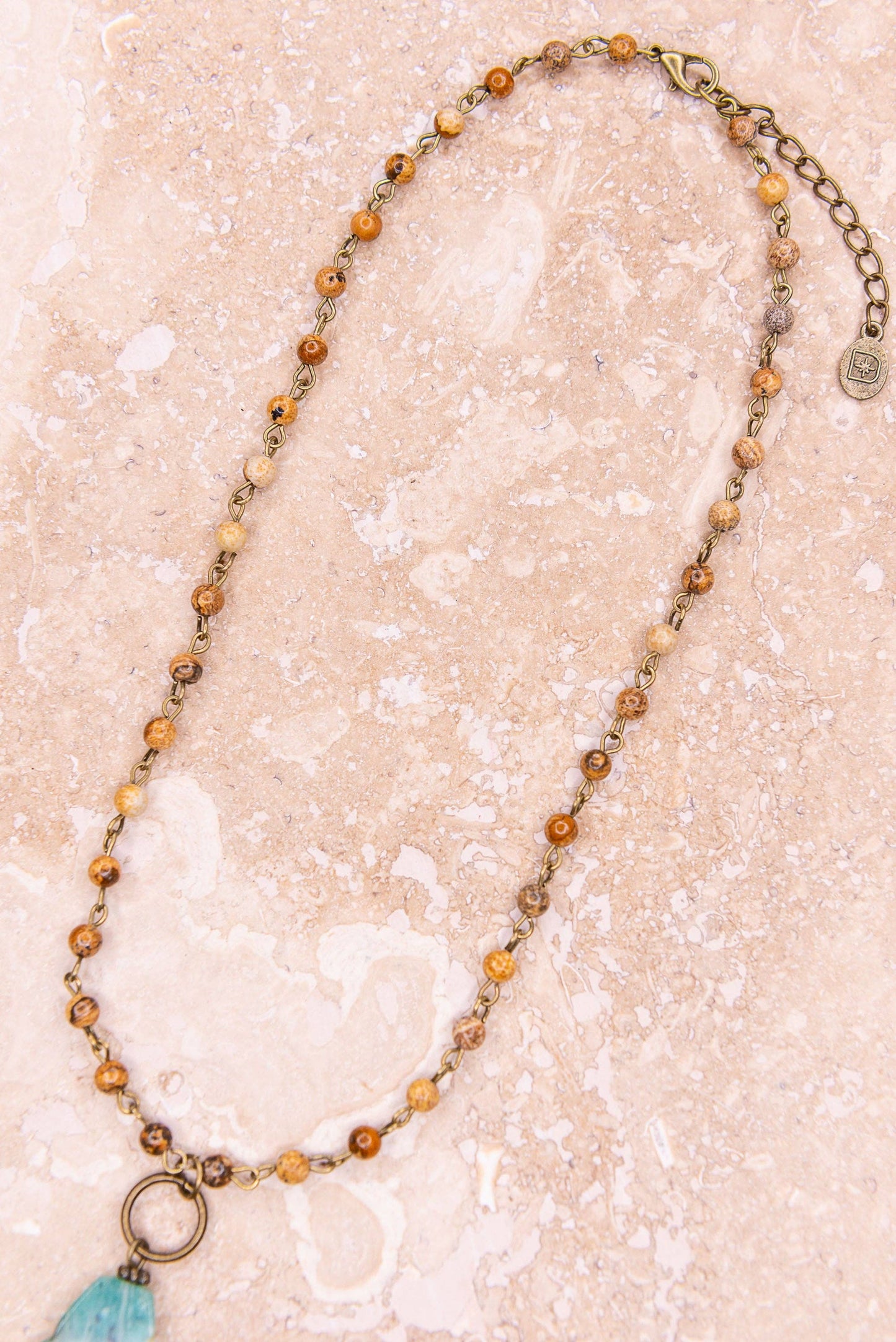 Courtney Necklace in Jasper