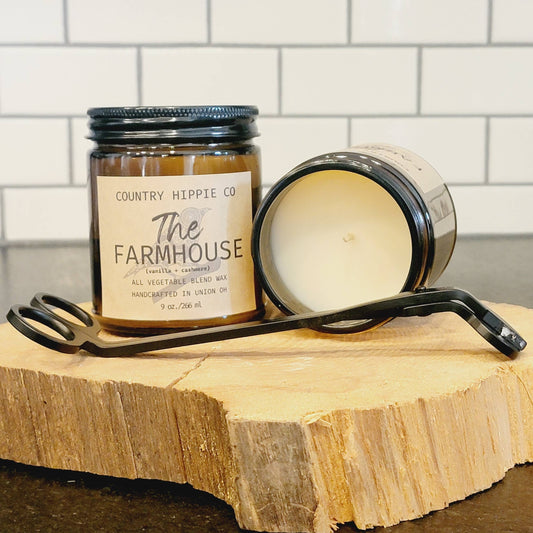 The Farmhouse (Vanilla Cashmere) Apothecary-Insp Candle 9 oz