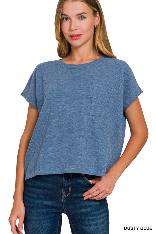 Slub Cropped Tee