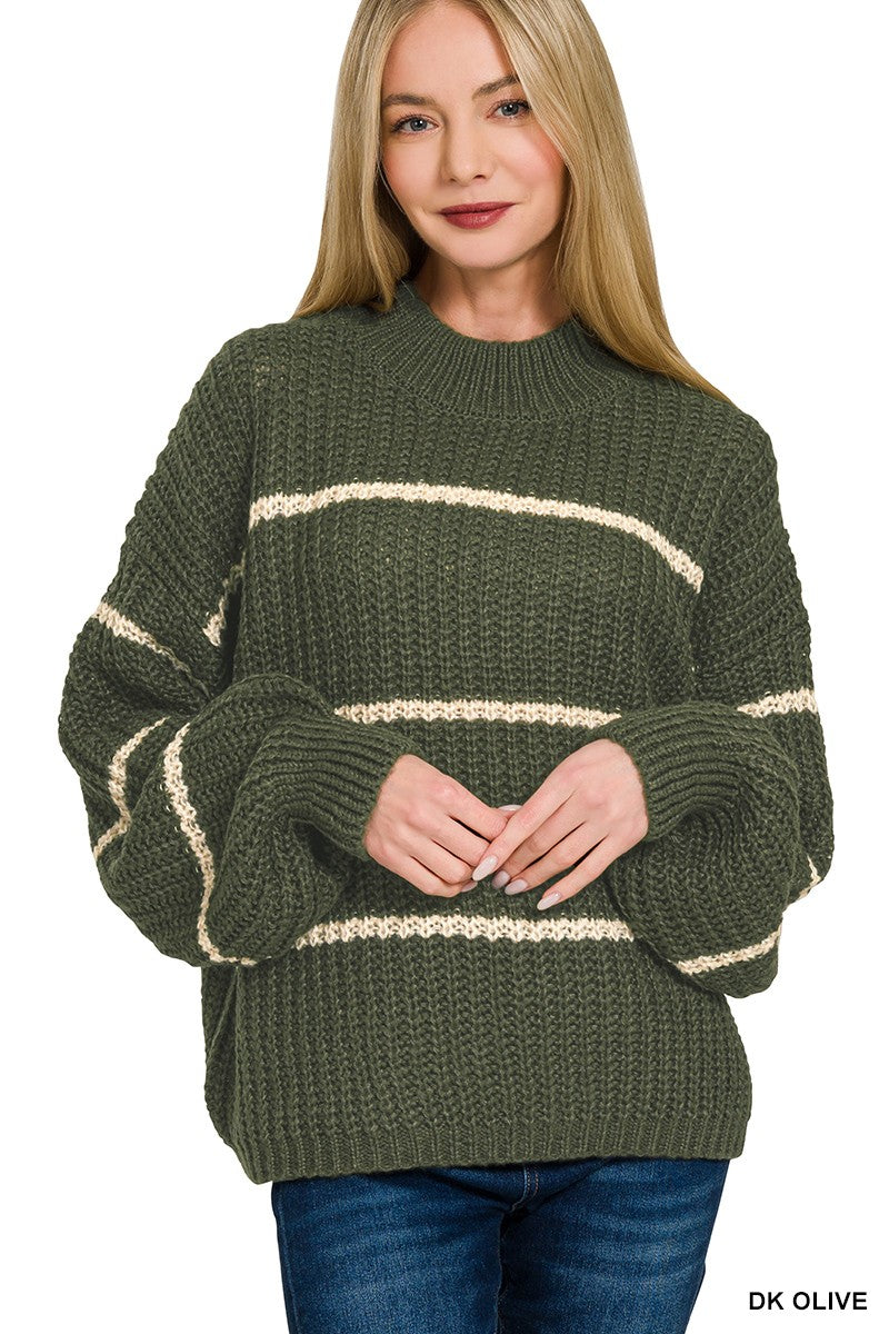 Oversize Striped Sweater