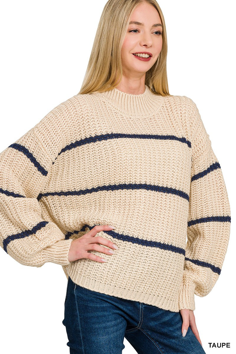 Oversize Striped Sweater