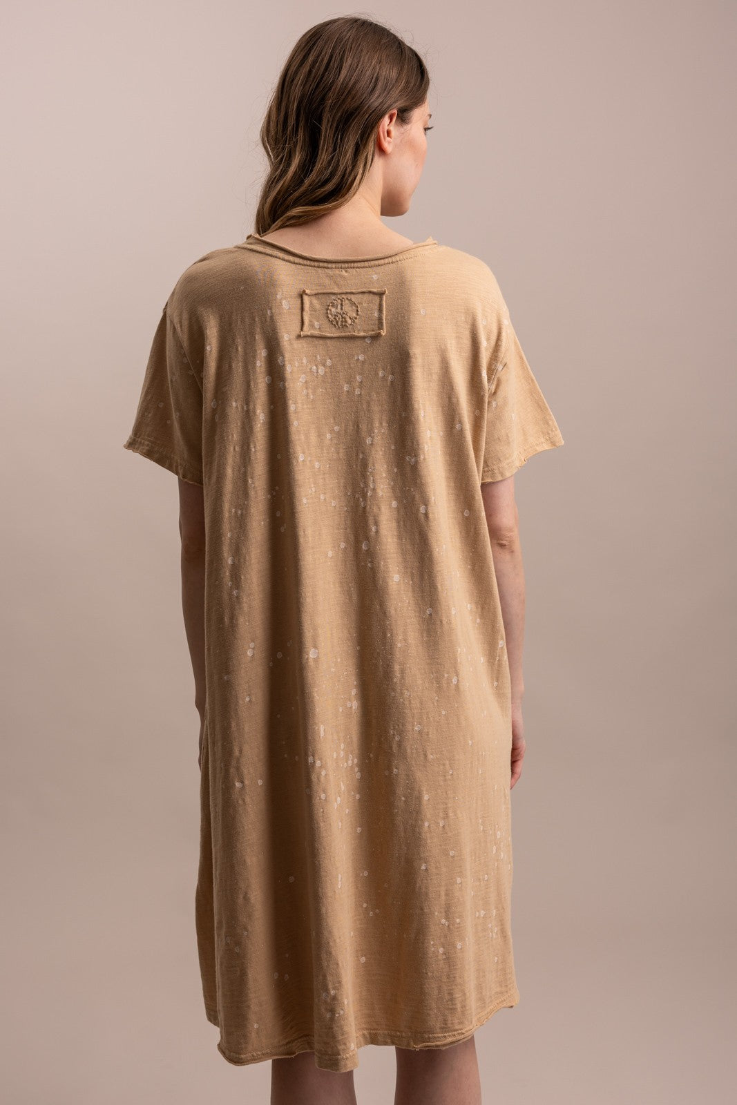 Embroidered Tshirt Dress