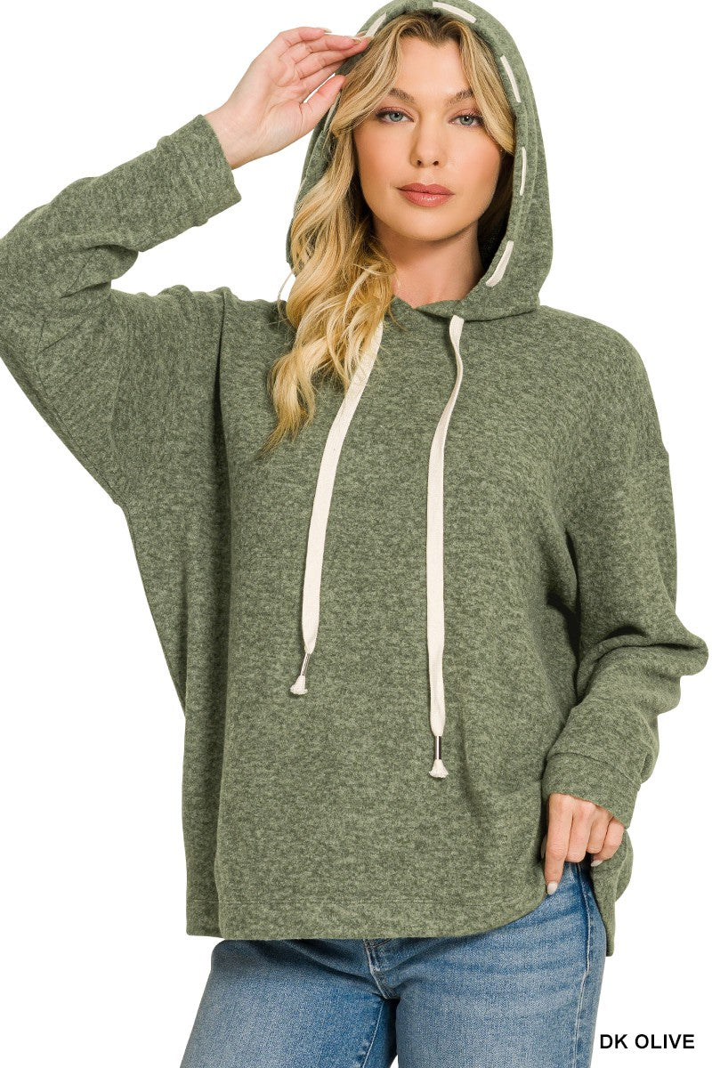 Soft Brushed Hacci Hoodie