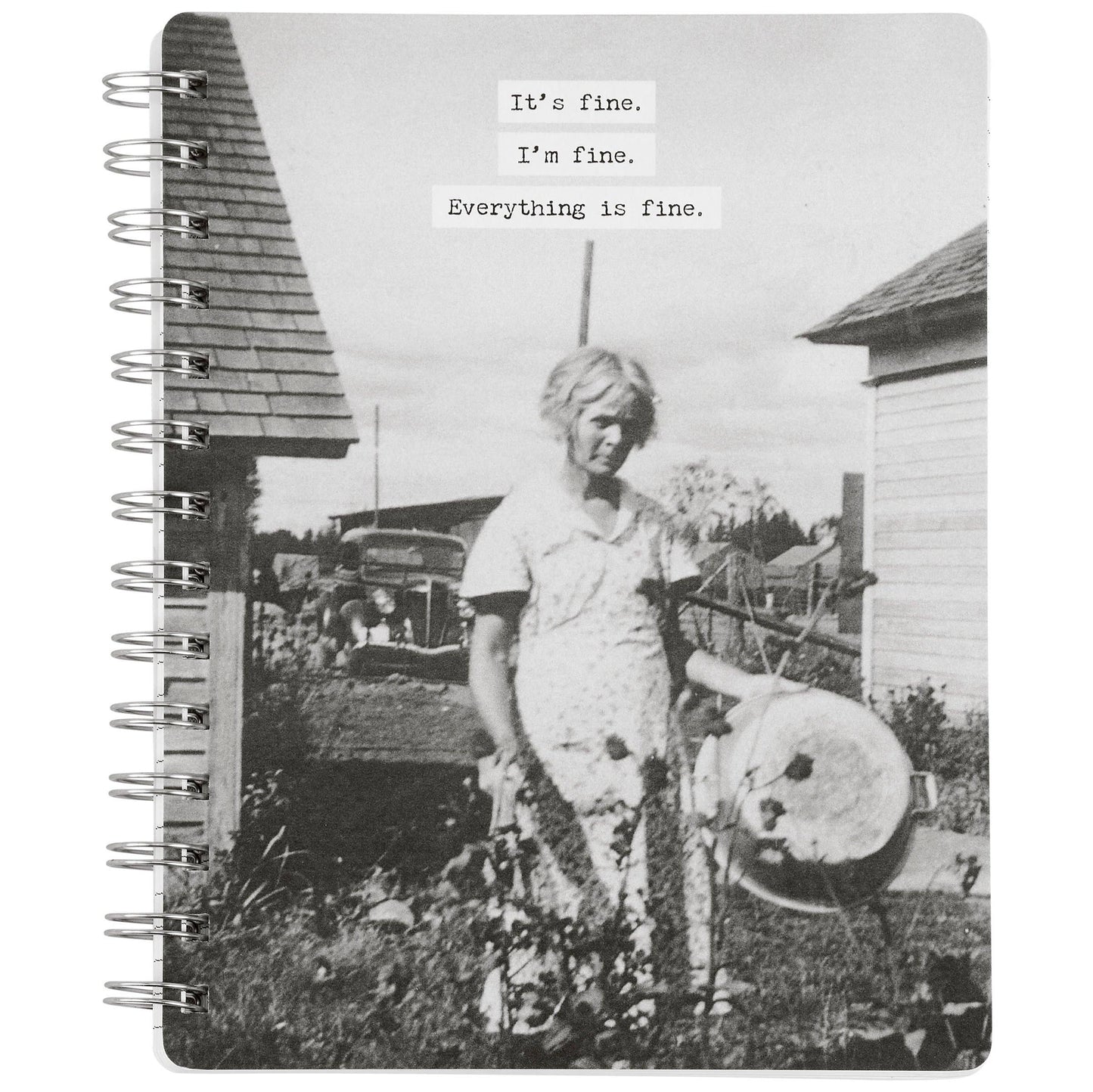 It's Fine I'm Fine Spiral Notebook