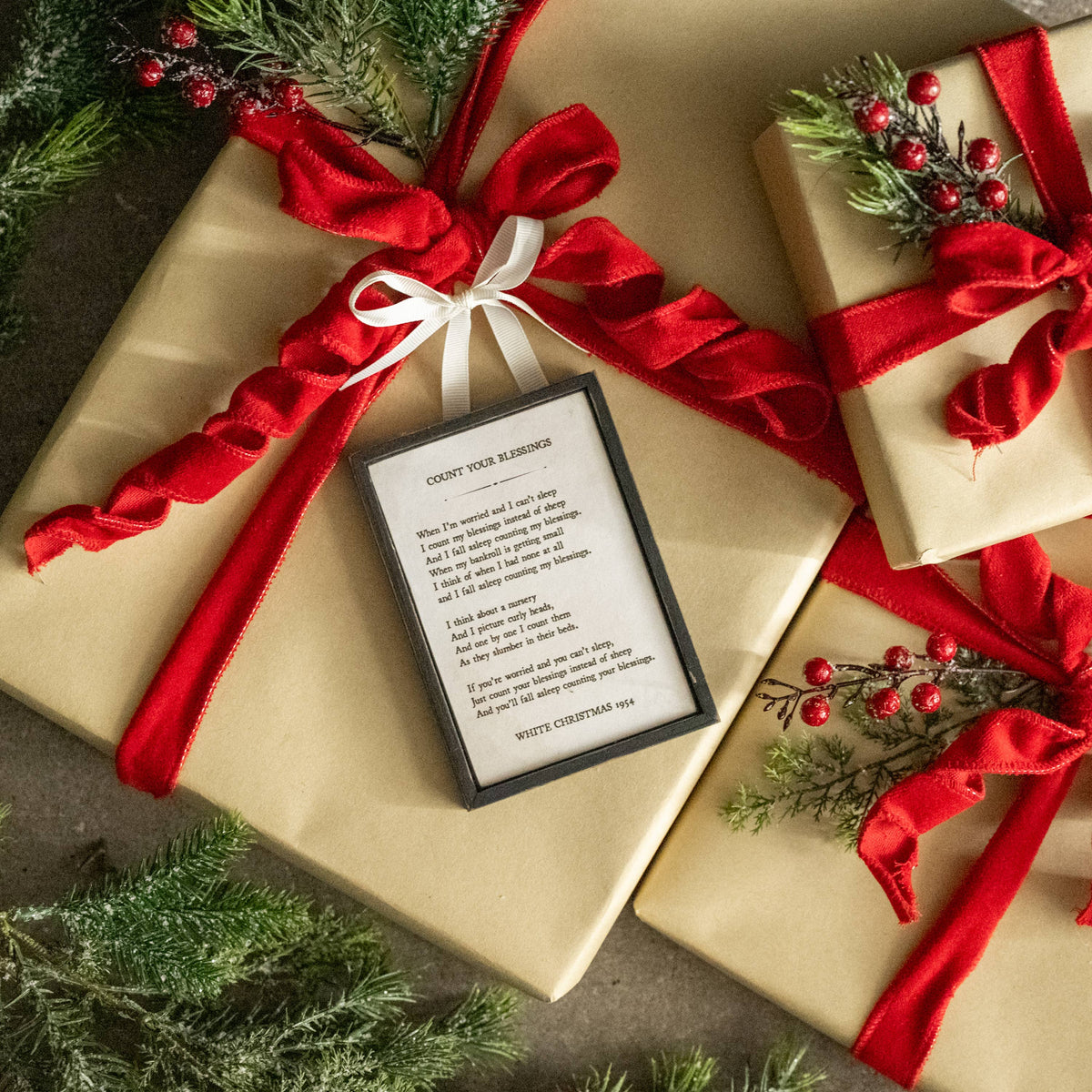 COUNT YOUR BLESSINGS ORNAMENT