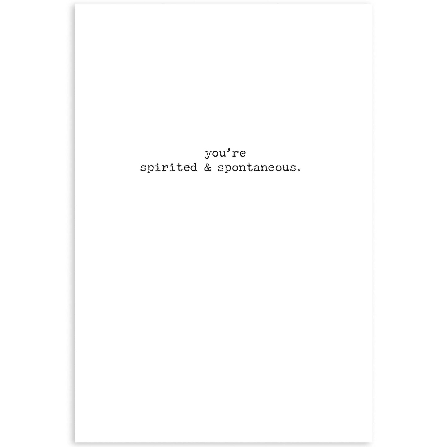 Spirited Greeting Card