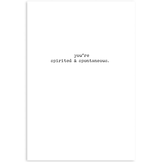 Spirited Greeting Card