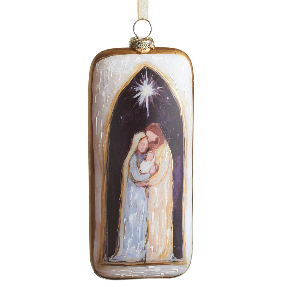 5.5" First Christmas Rectangle Ornament