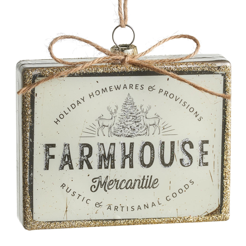 13" Farmhouse Mercantile Ornament