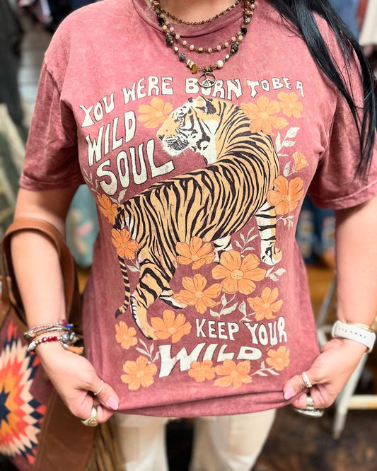 Wild Soul Tiger Graphic Tee