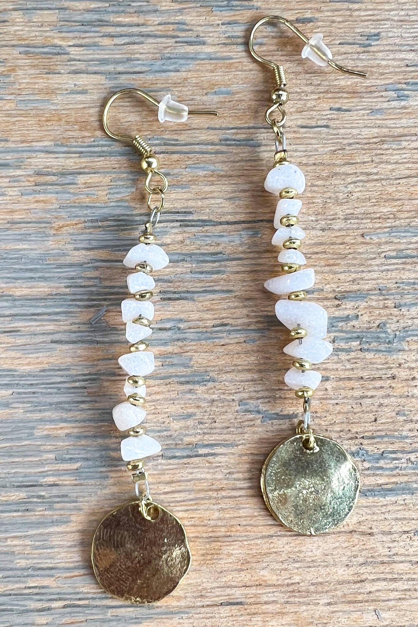 Daphne Earrings in Ivory