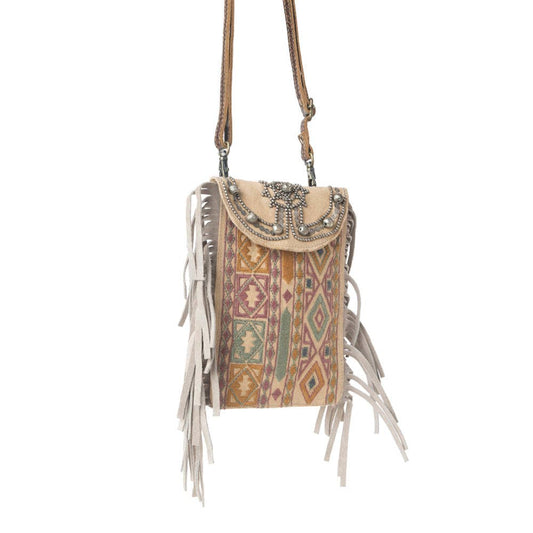 Myra Vintage Song Crossbody Bag in Sahara Clay: Sahara Clay