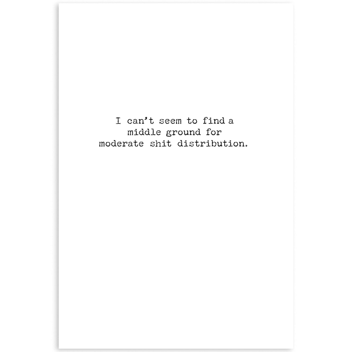 Distribution Greeting Card