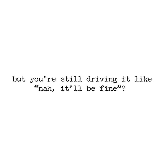 Check Engine Light Greeting Card