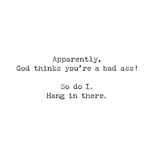 Hang In There Greeting Card