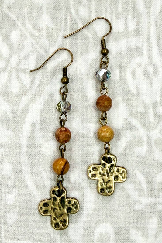 Joan Earring - Brown
