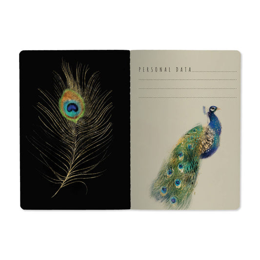 A5 Notebook - Magic Peacocks