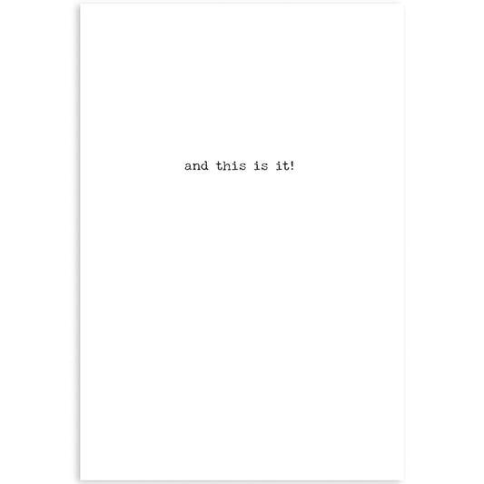 Thank You Greeting Card