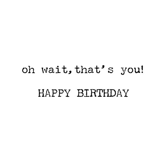 Old People Greeting Card