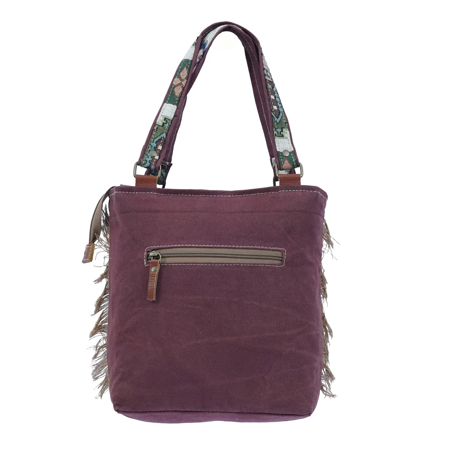 Aztec Canvas & Leather Women's Fanny Mini Tote