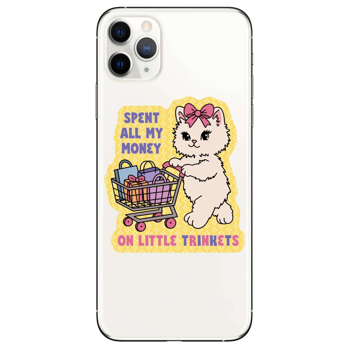 Adorable Trinket Kitty Cat Shop High Quality Vinyl Sticker