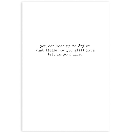 Green Tea Greeting Card