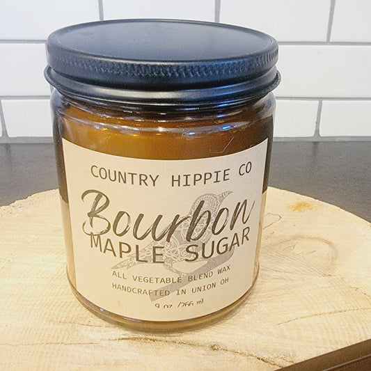 Bourbon Maple Sugar Apothecary-Inspired Candle 9 oz