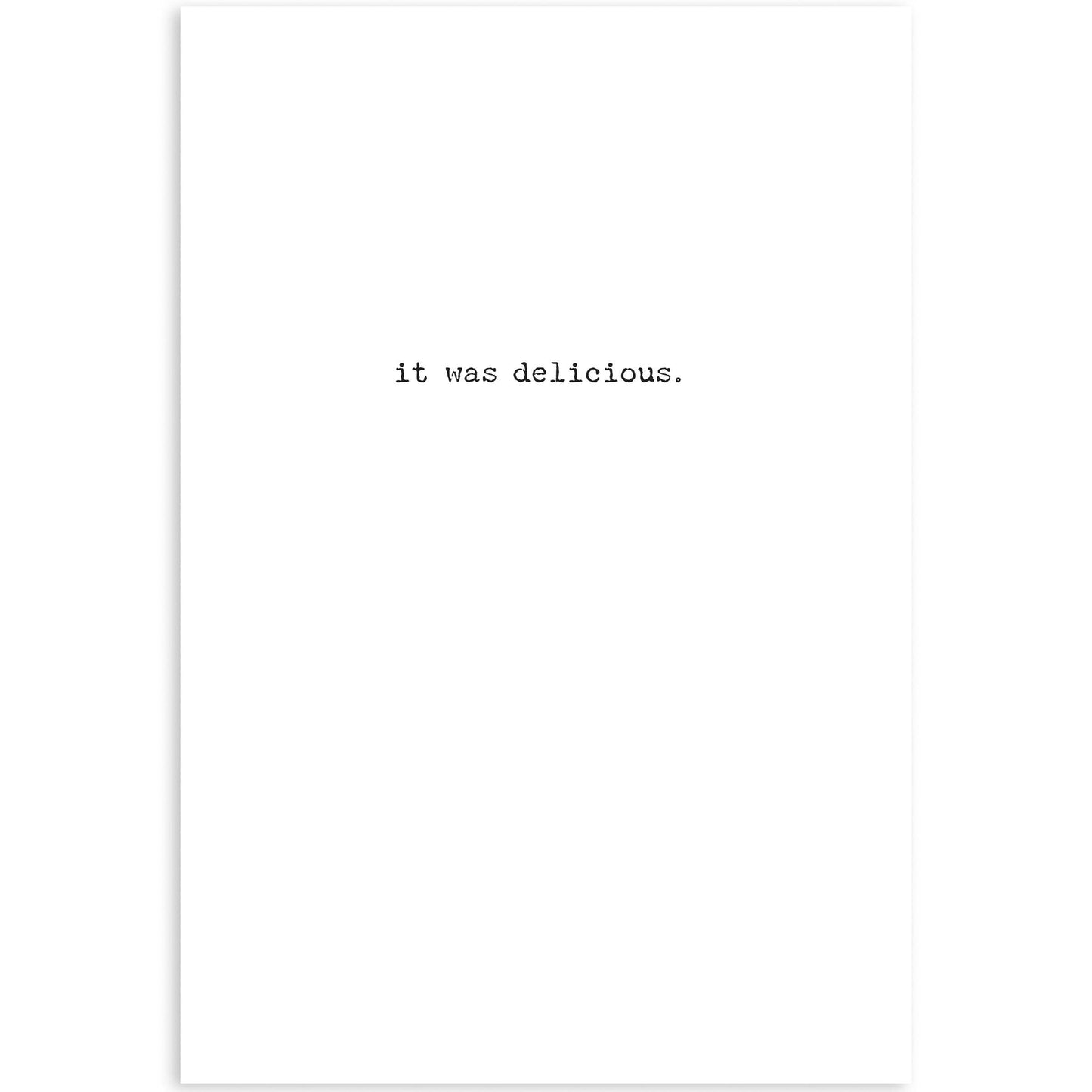 Delicious Greeting Card