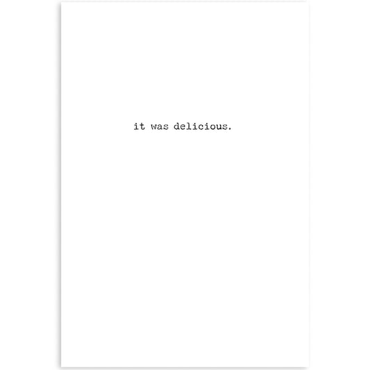 Delicious Greeting Card