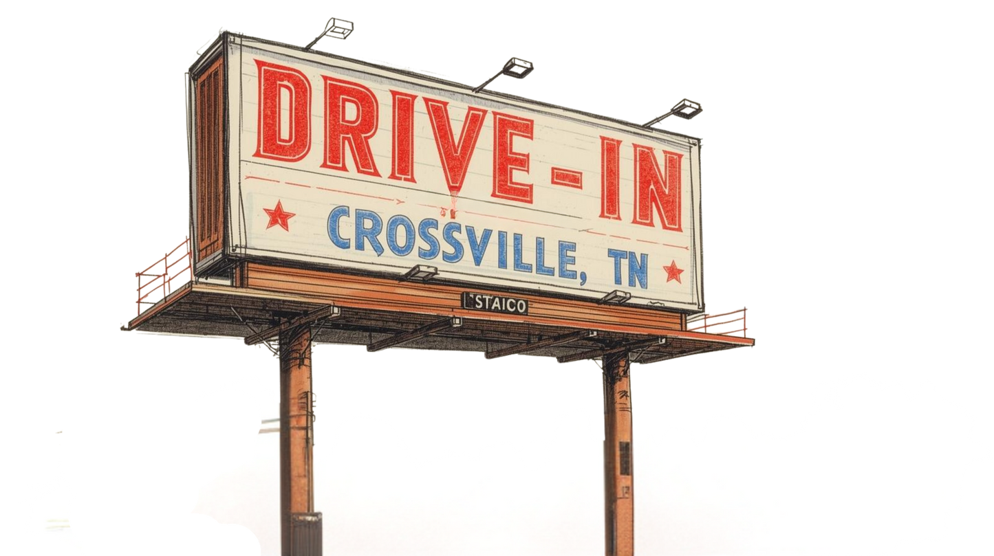 Drive In Sticker