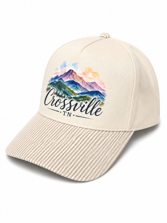 Custom Crossville Mountain Pinstripe Hat