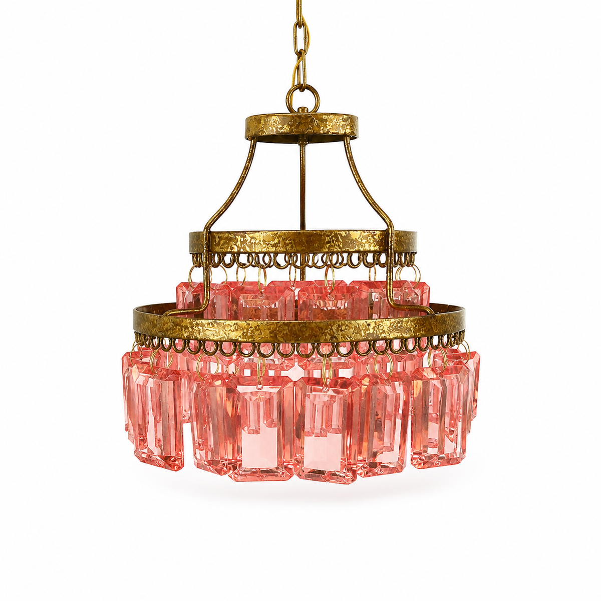 3-3/4"H - 6-1/4"H Metal & Plastic Chandelier Ornament