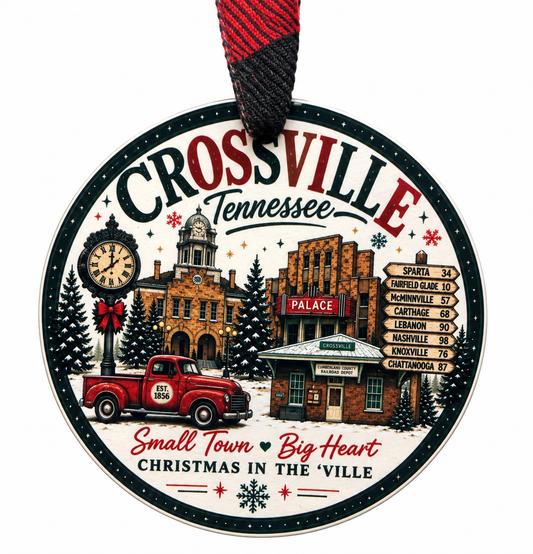 Crossville Green Custom Ornament