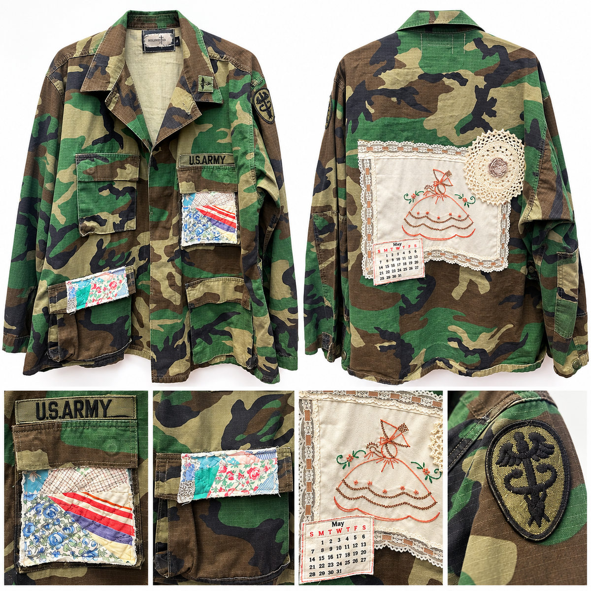 Custom Vintage Army Jacket :May