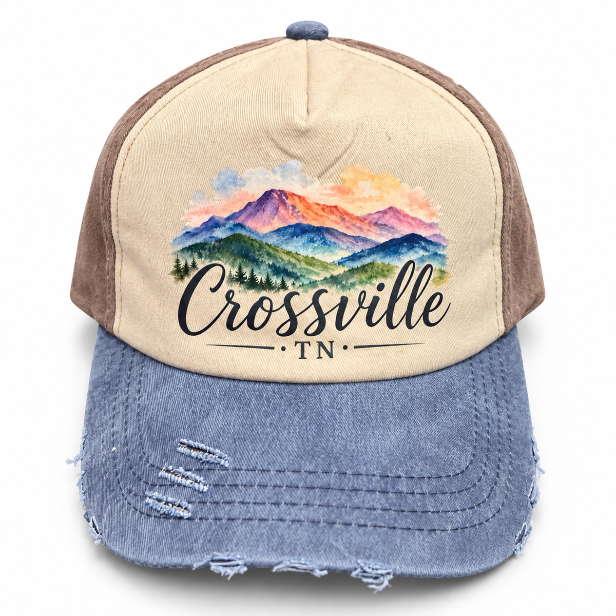 Blue Brim Crossville Hat
