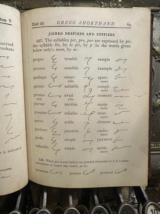 Vintage Shorthand Book 1901