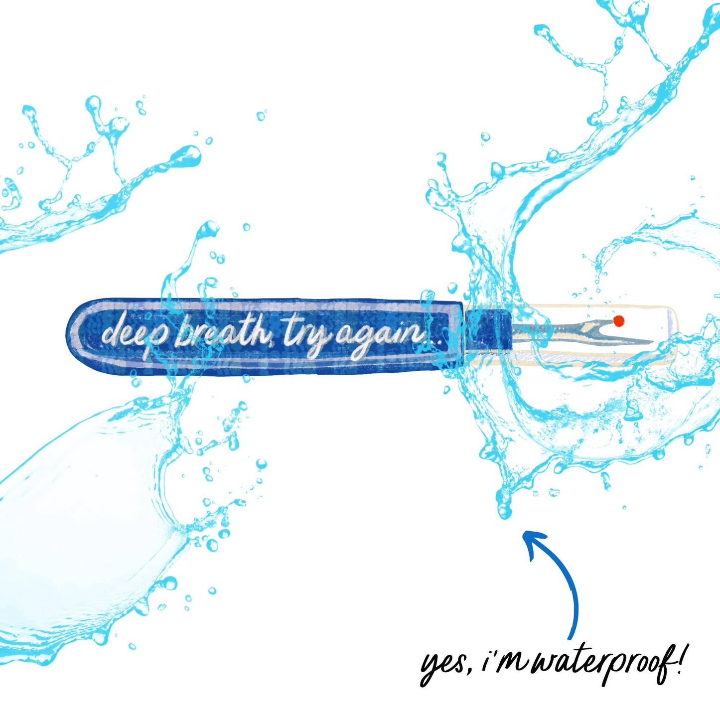 Seam Ripper Vinyl Stickers, Funny Sewing Quilt Sticker