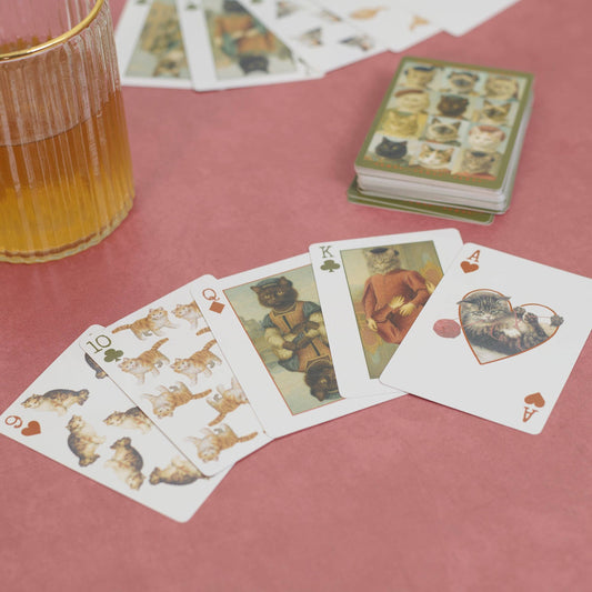 Vintage Cat Playing Cards