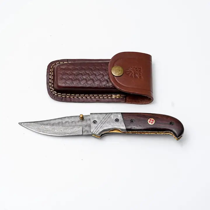 Damascus Folding Knife