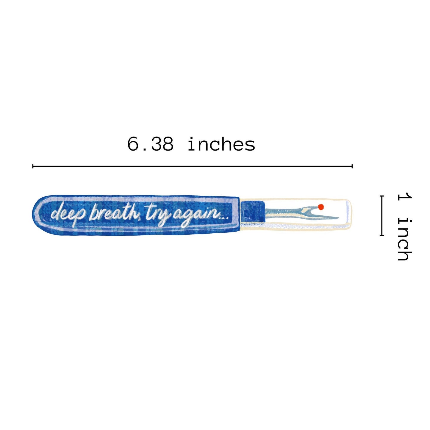 Seam Ripper Vinyl Stickers, Funny Sewing Quilt Sticker