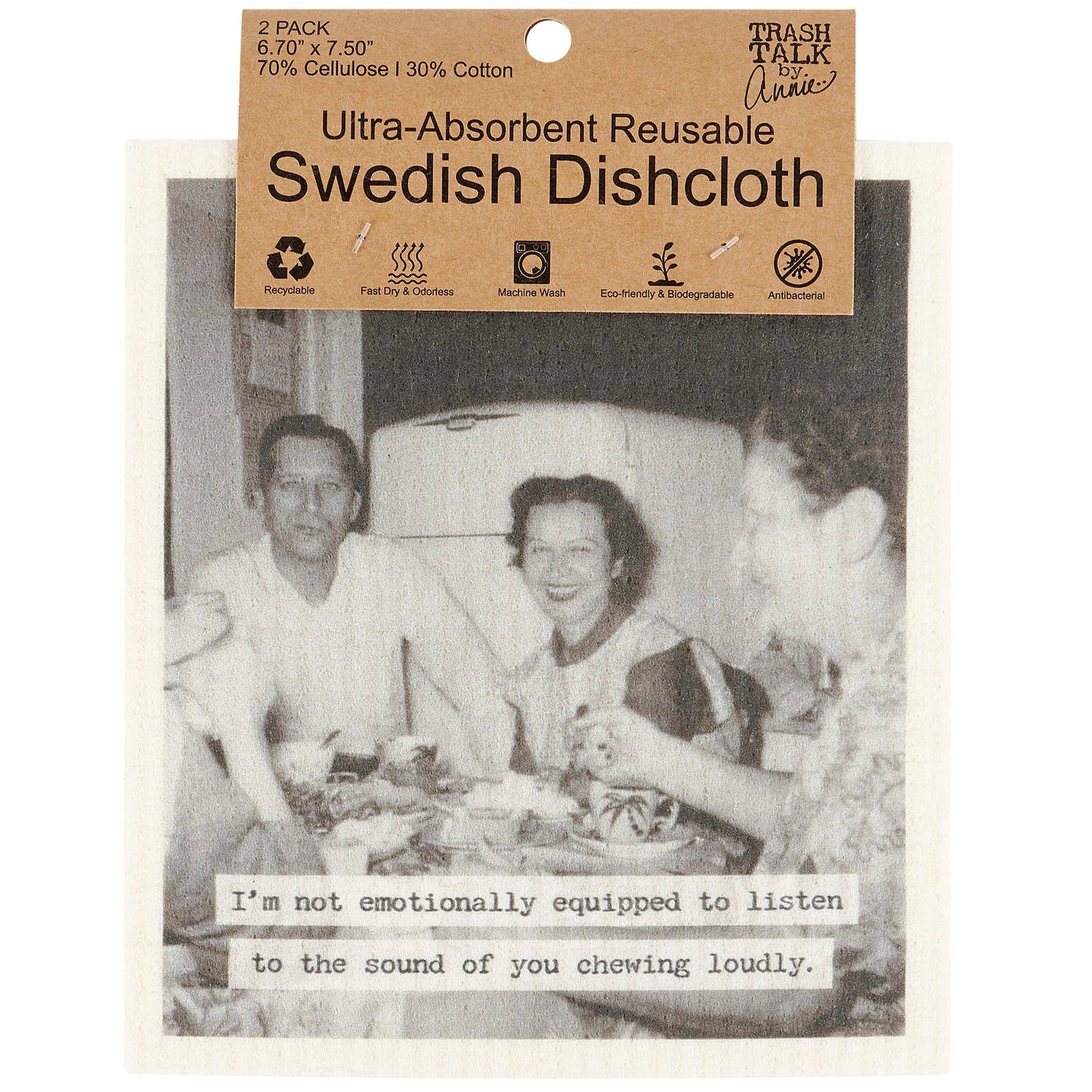Chewing Loudly Swedish Dishcloth Set