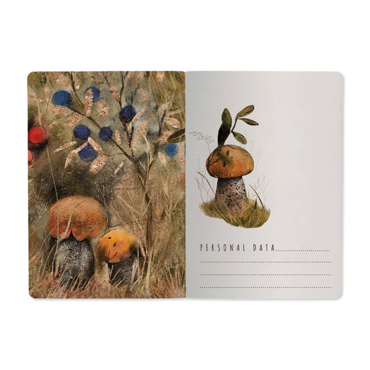 A5 Notebook - Mushrooms Watercolor